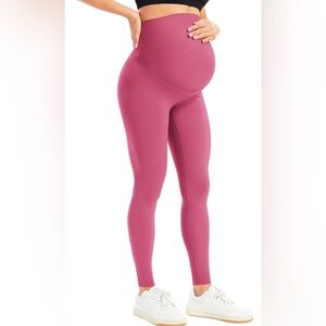 Hot Pink Maternity Leggings